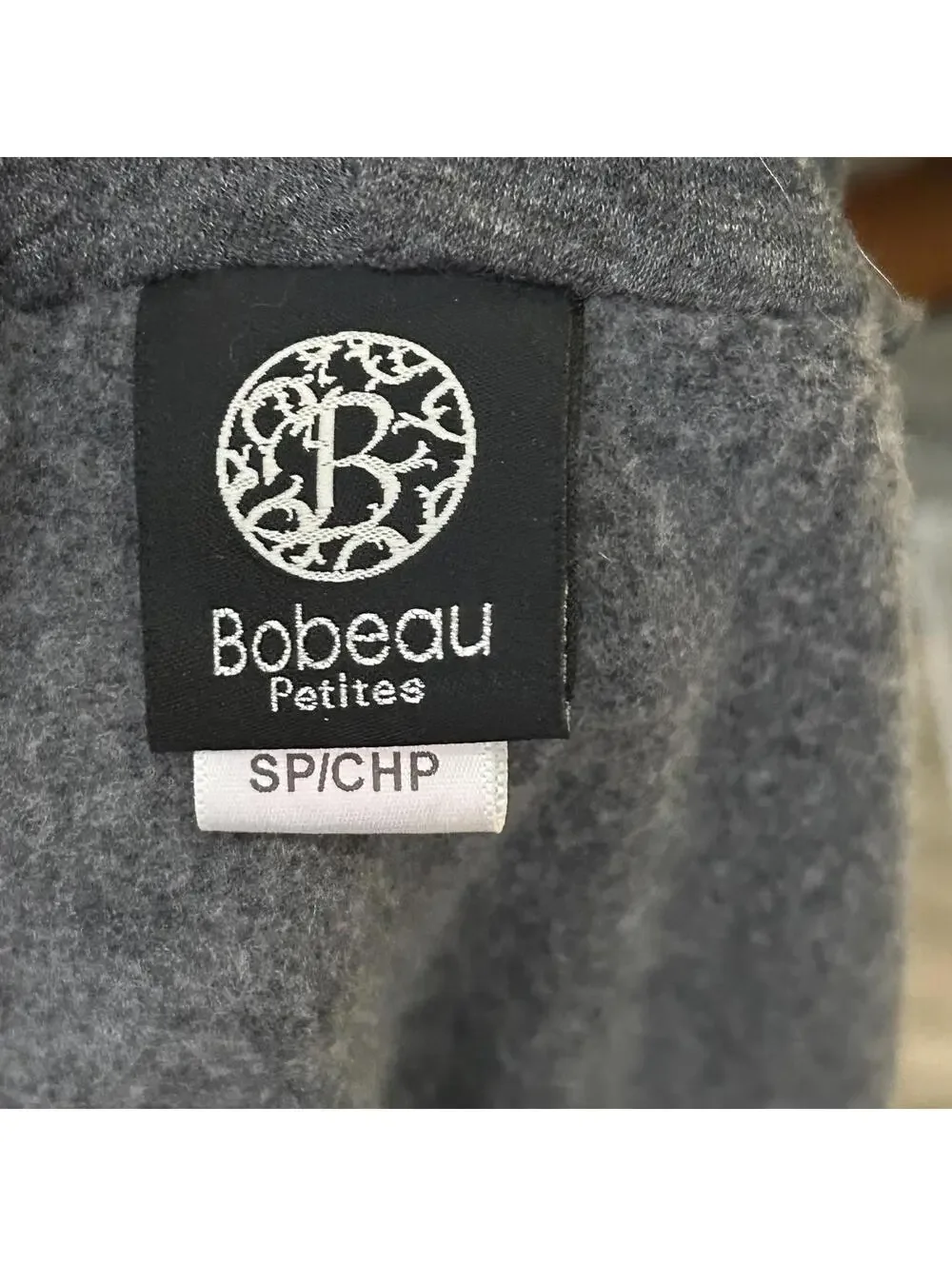 Bobeau Womens Gray Asymmetrical Single Button Cardigan Size S Boho